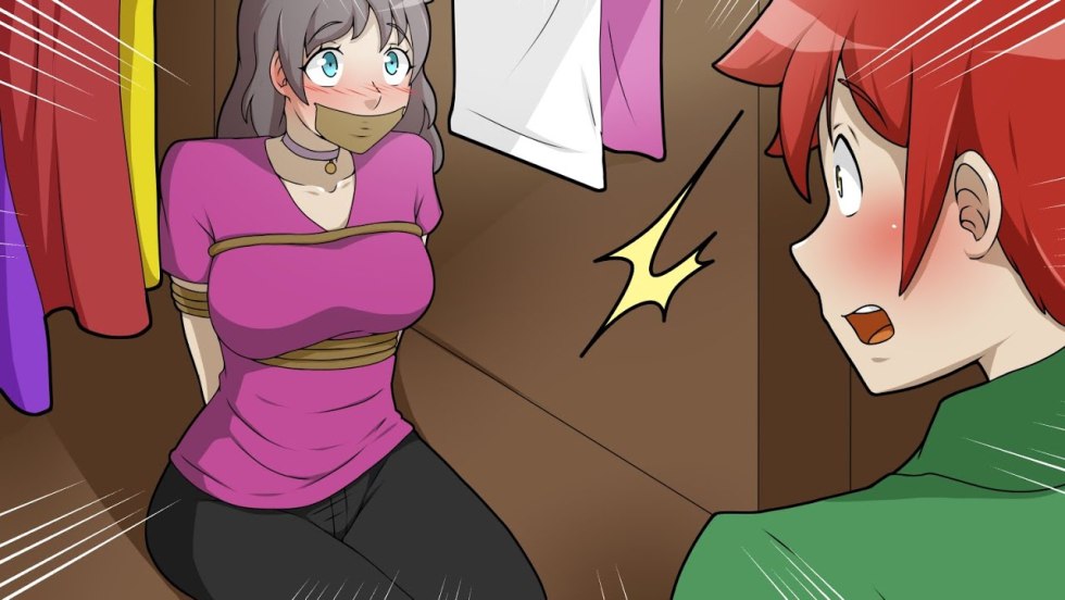 KidnApped Girl Tied Up Naked Gagged (Sex