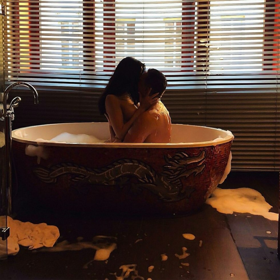 Romantic bath