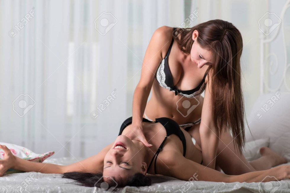 Beautiful girl lies on the couch