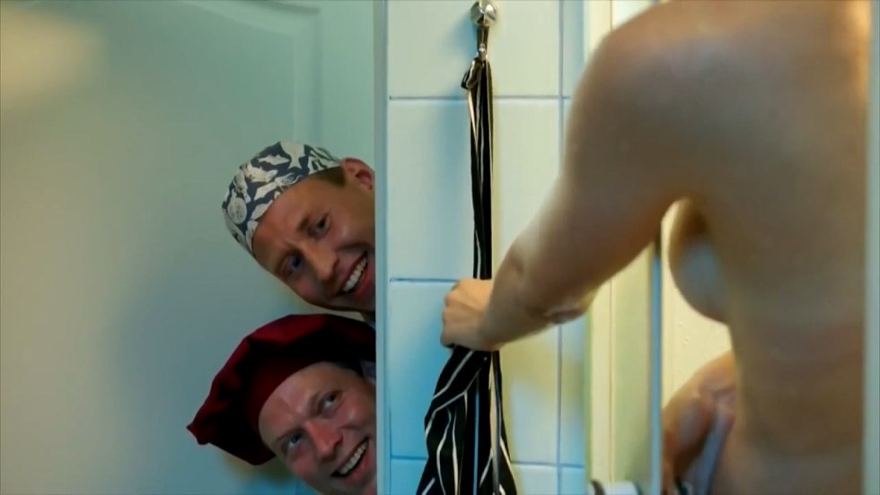 Naked women in everyday life