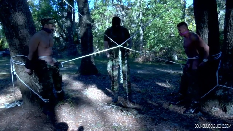 Lumberjacks with naked torso