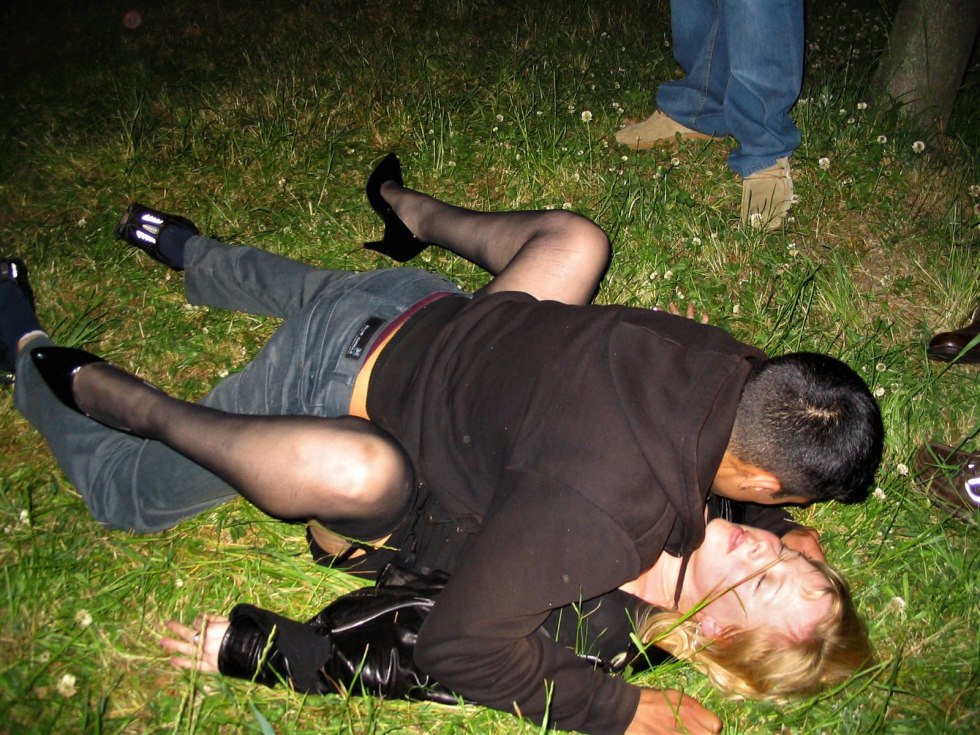 Separate drunk in nature