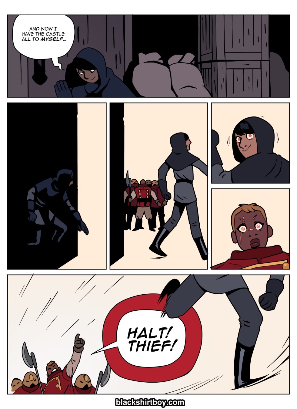 Comic book Blackshirtboy Witch Valley