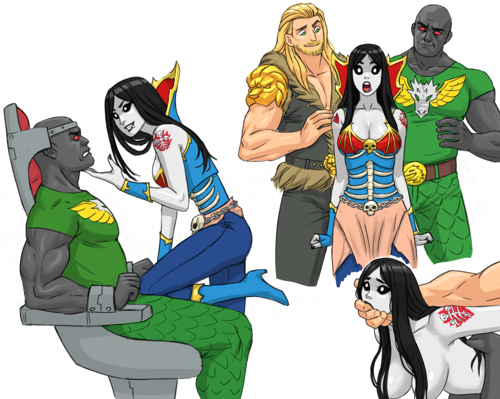 Transformation of muscles in Gay comics