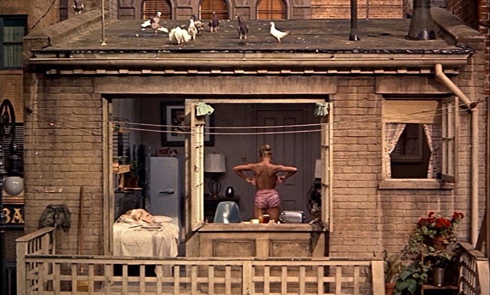 Anime room at night without people