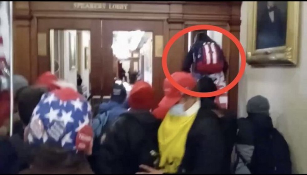 Robber in the window