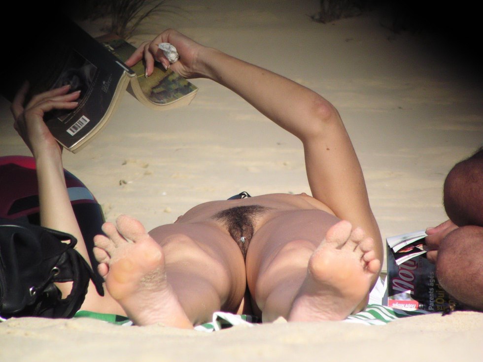 Naked women pierce in nature