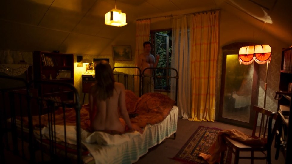 Beautiful breasts on all fours