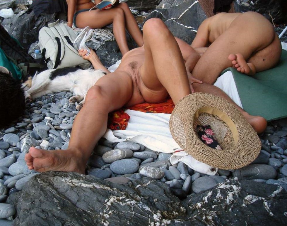 Young pussy on the beach