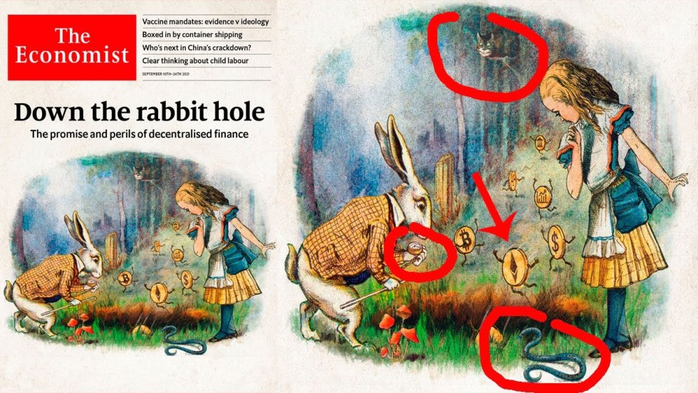 The cover of The Economist April 2022