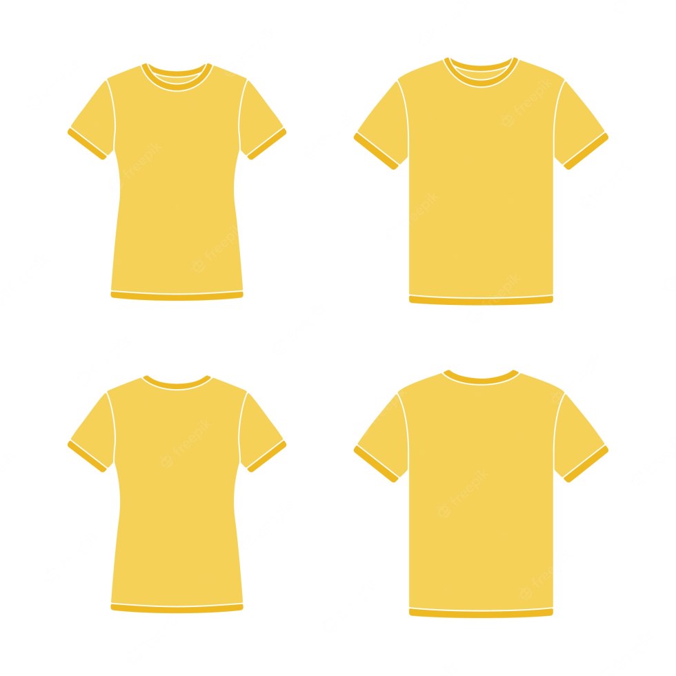 Girl in a yellow T -shirt