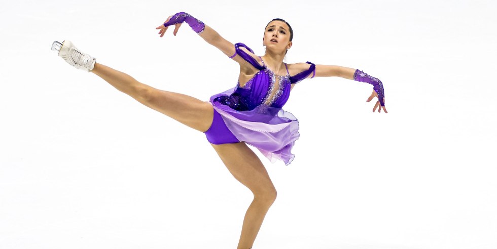 Julia Lipnitskaya and Carolina Costner