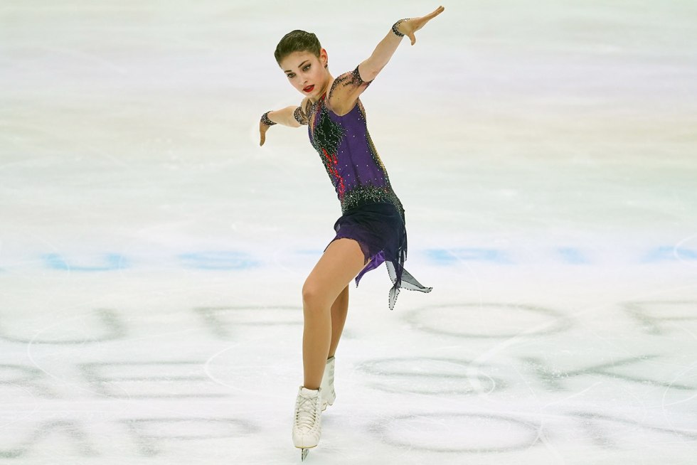 Alina Zagitova and Evgenia Medvedev