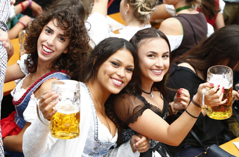 Beer Festival in Germany Oktoberfest Girls