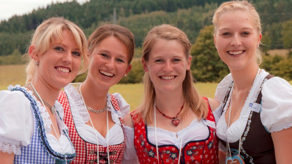 Girl in German uniform