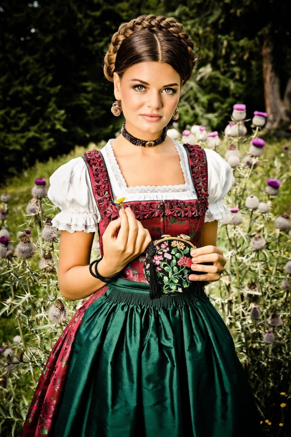 German national costume vector