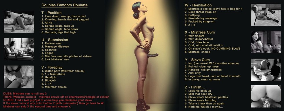 Sex Roulette with erased cells