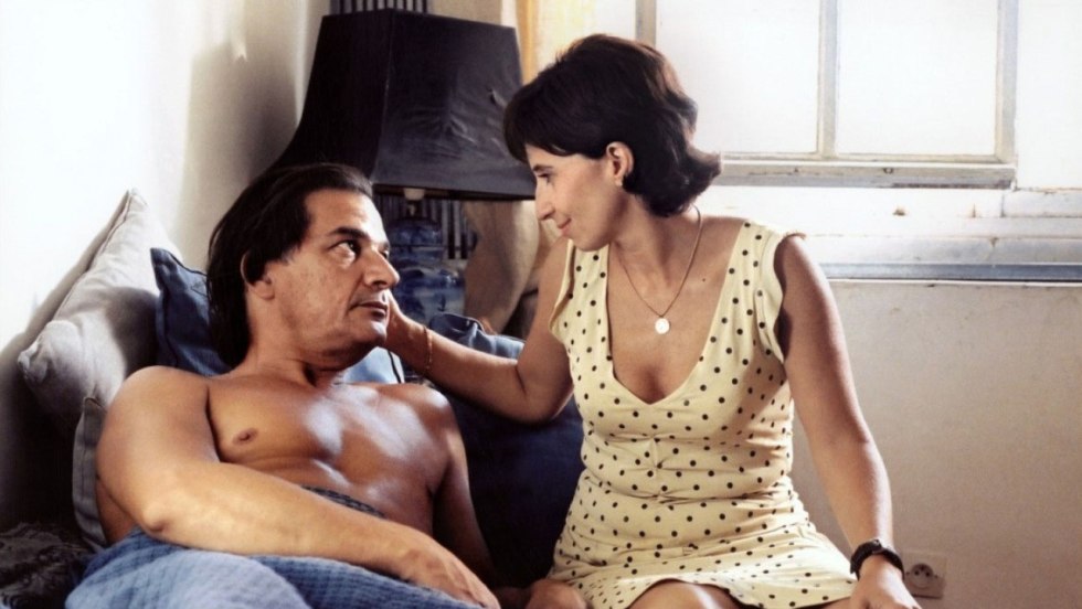 Man and woman painting