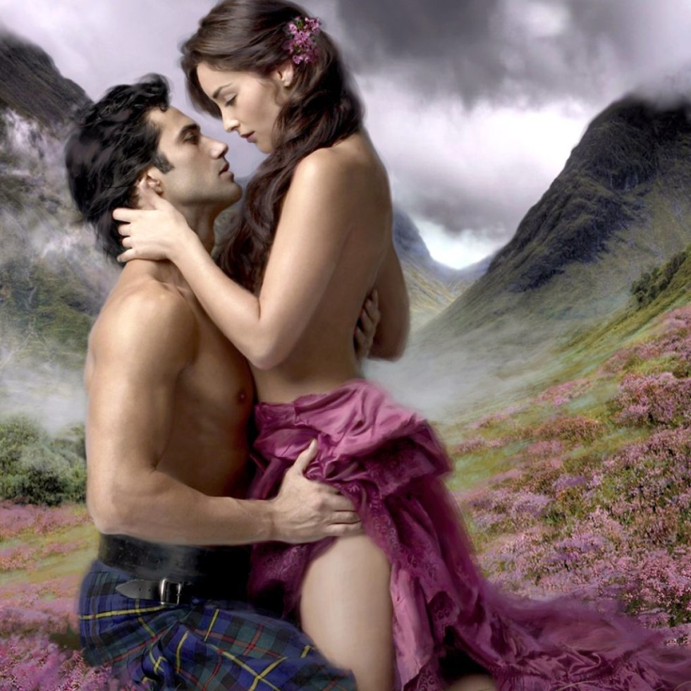 Man and woman country