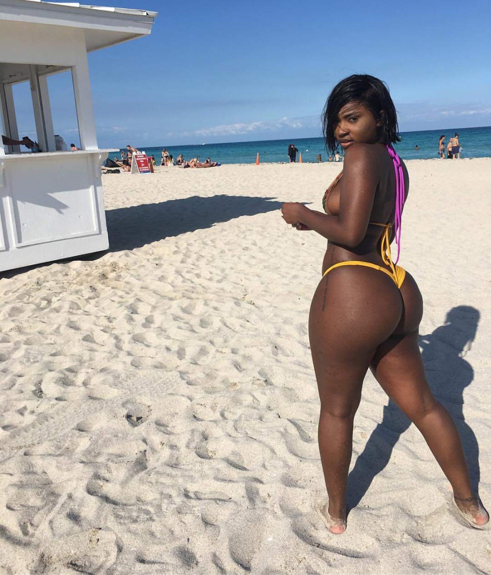 Beautiful butt of black women