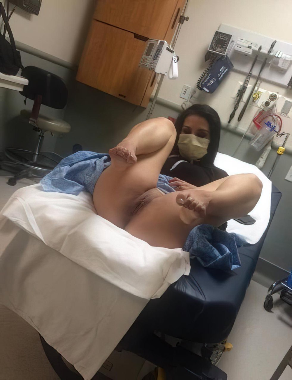 Naked beauties in the hospital