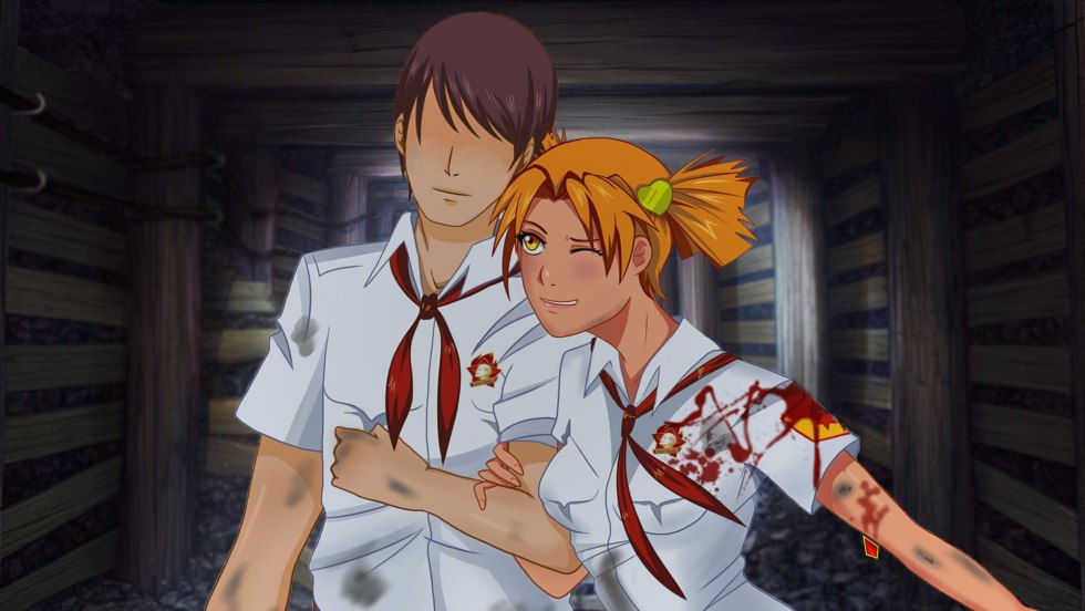 Circle with chalk on the board