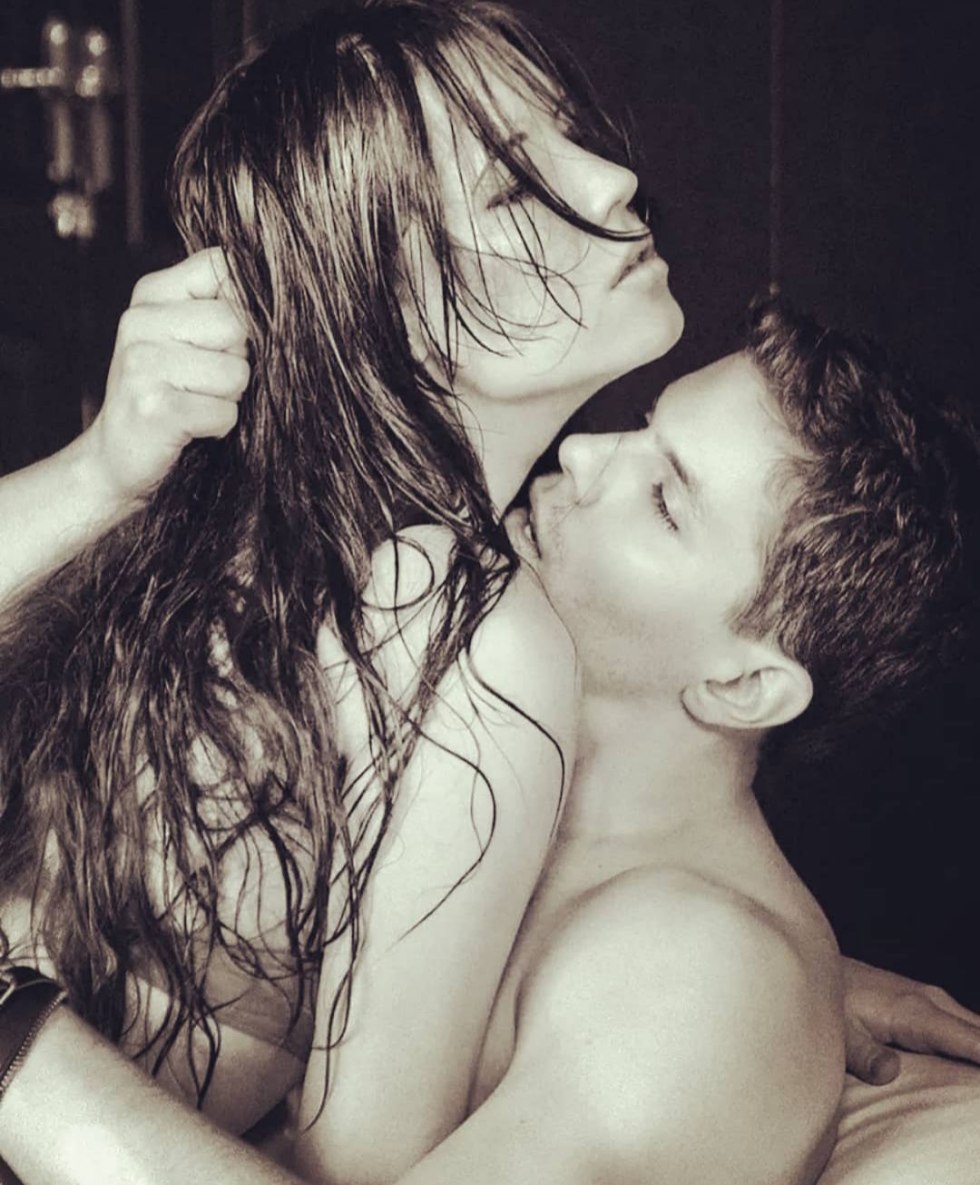 Man and woman passion