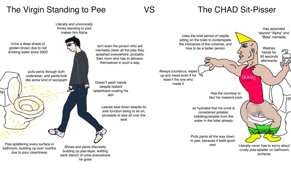 Slave in the public toilet