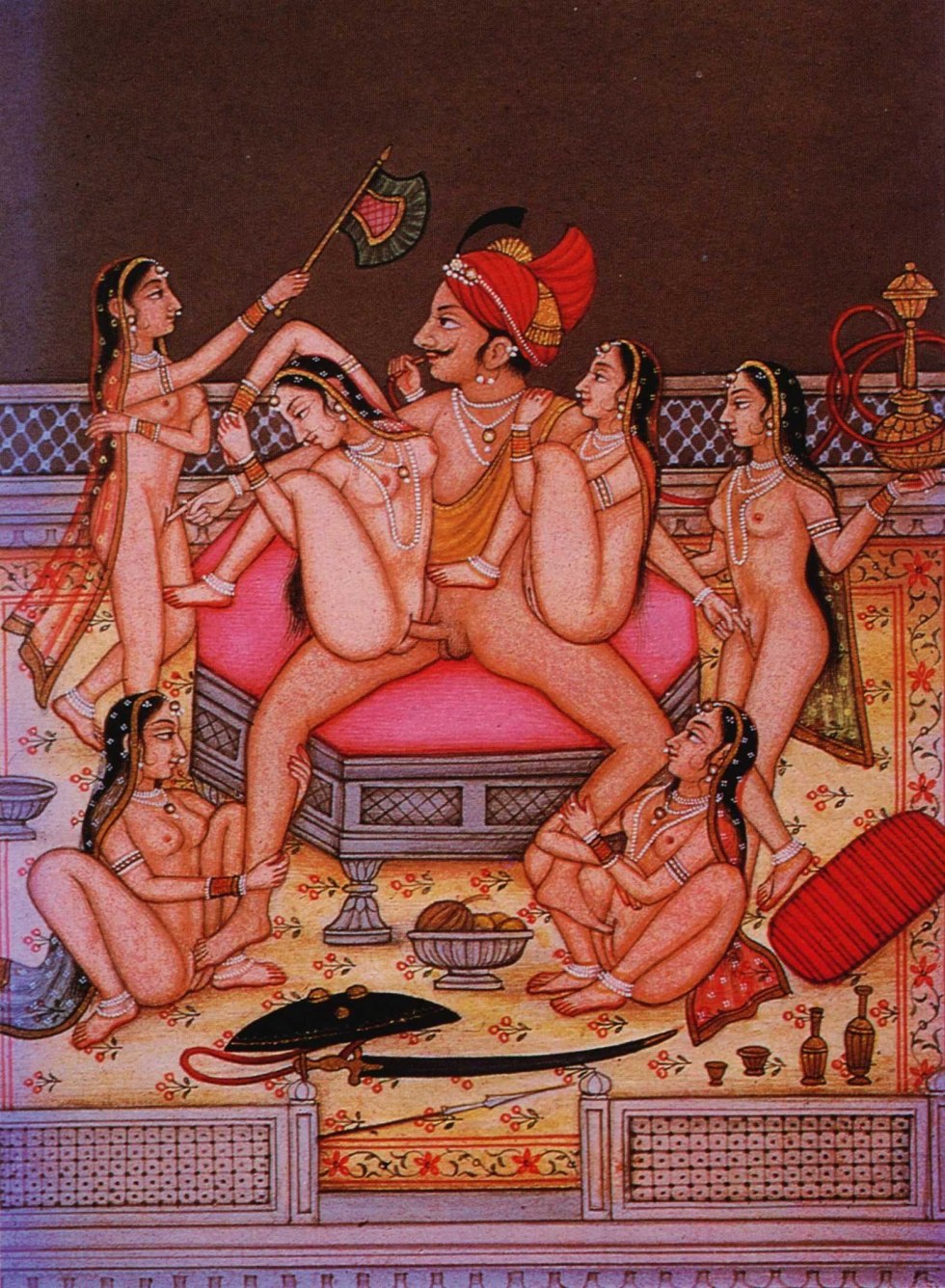 The pose of the rider Kamasutra