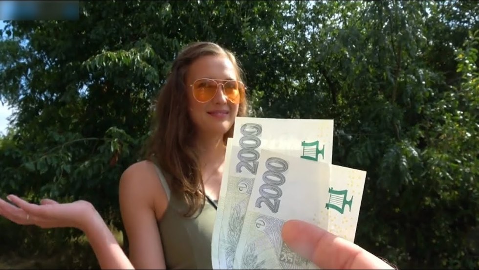 Public agent gives money