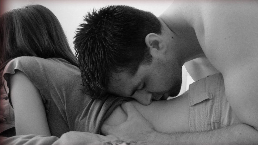 Delicious female forms in the kitchen