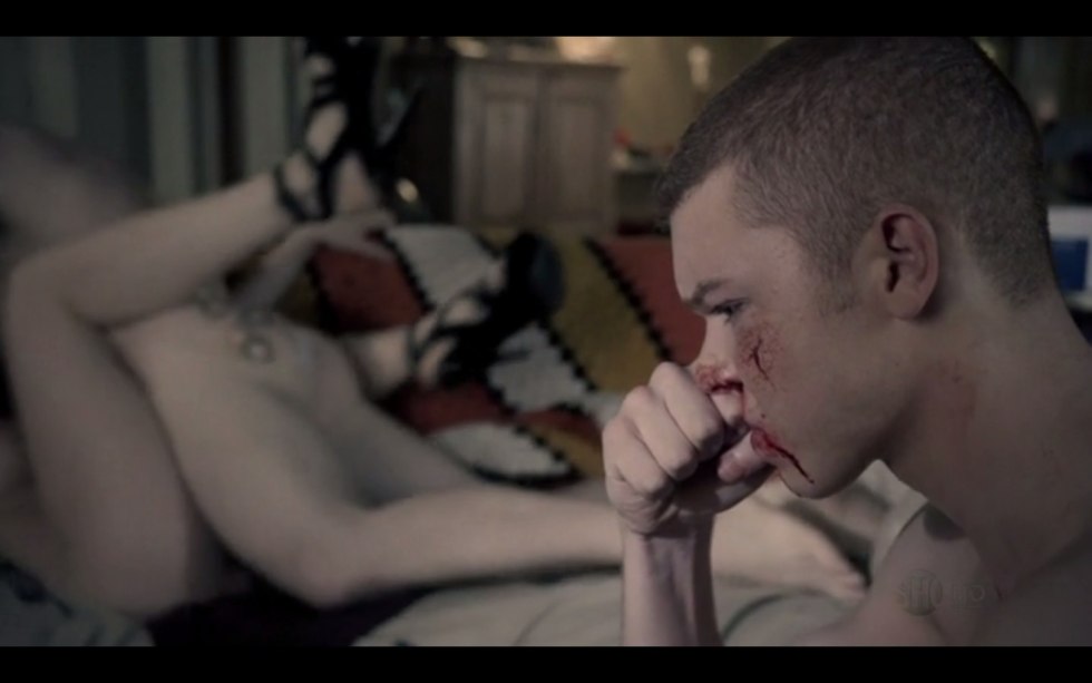 Erotic scenes with Cameron Moneyn in the series shameless