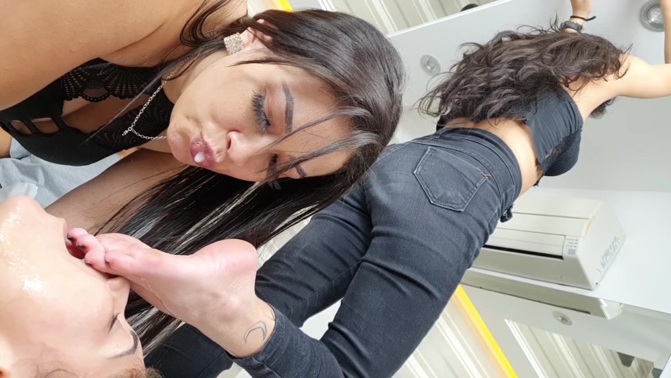 Cum on face after a blowjob