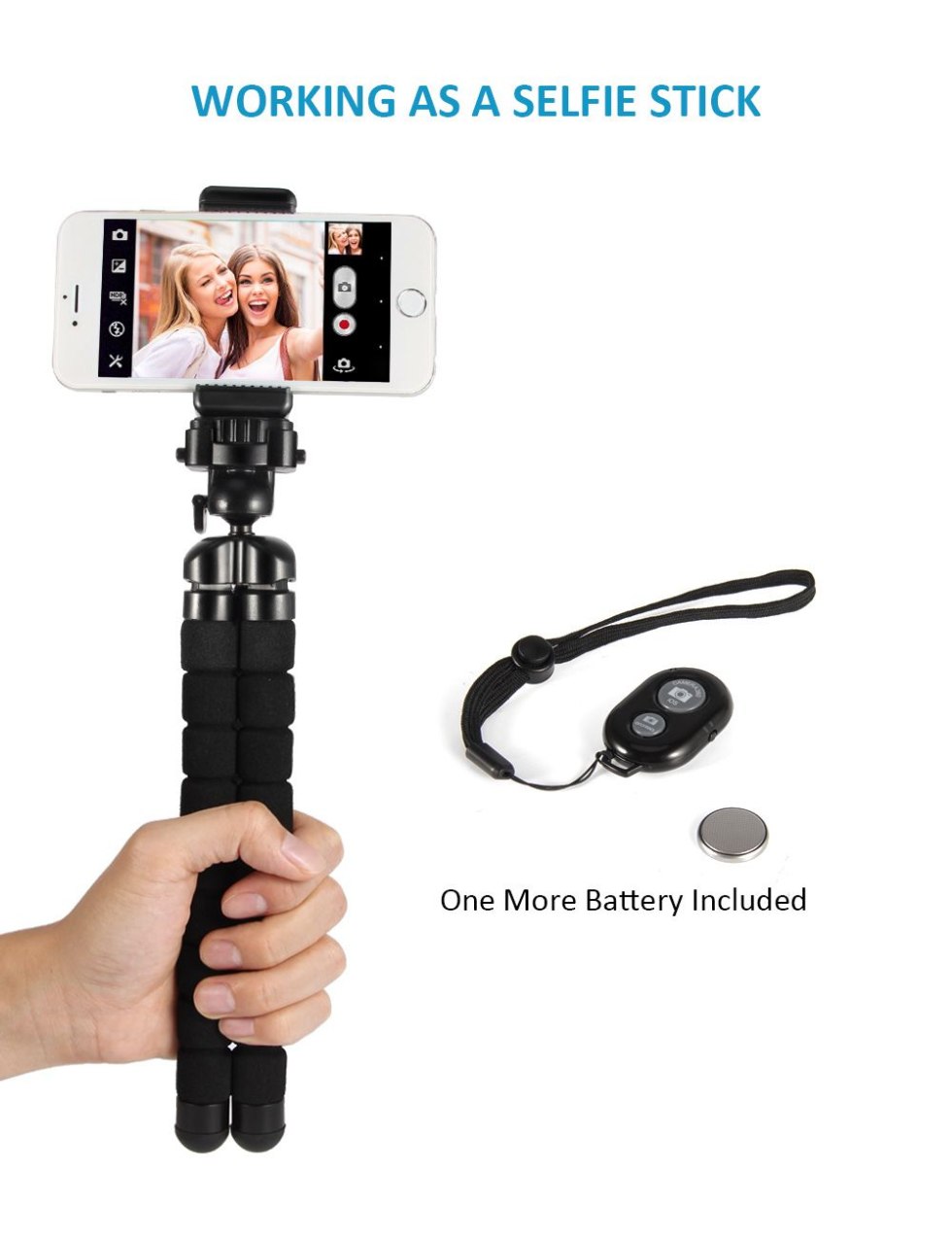 The background for a selfie