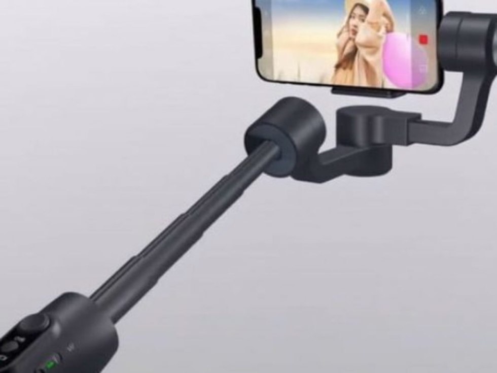 Selfie hand with a stick