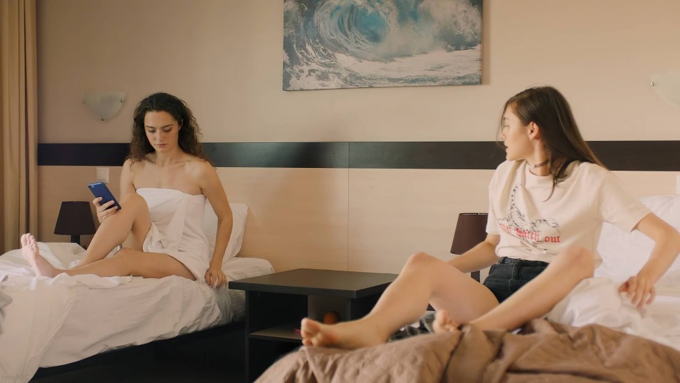 Angelina Poplavskaya in underwear