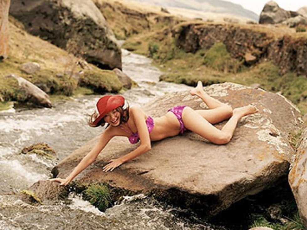 Athlete illustration Irina Shayk 2009