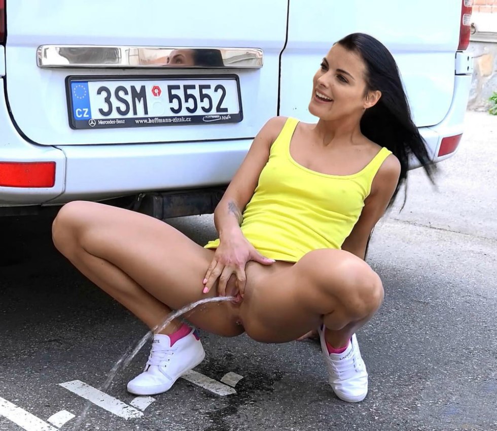 Girls are struck on the street