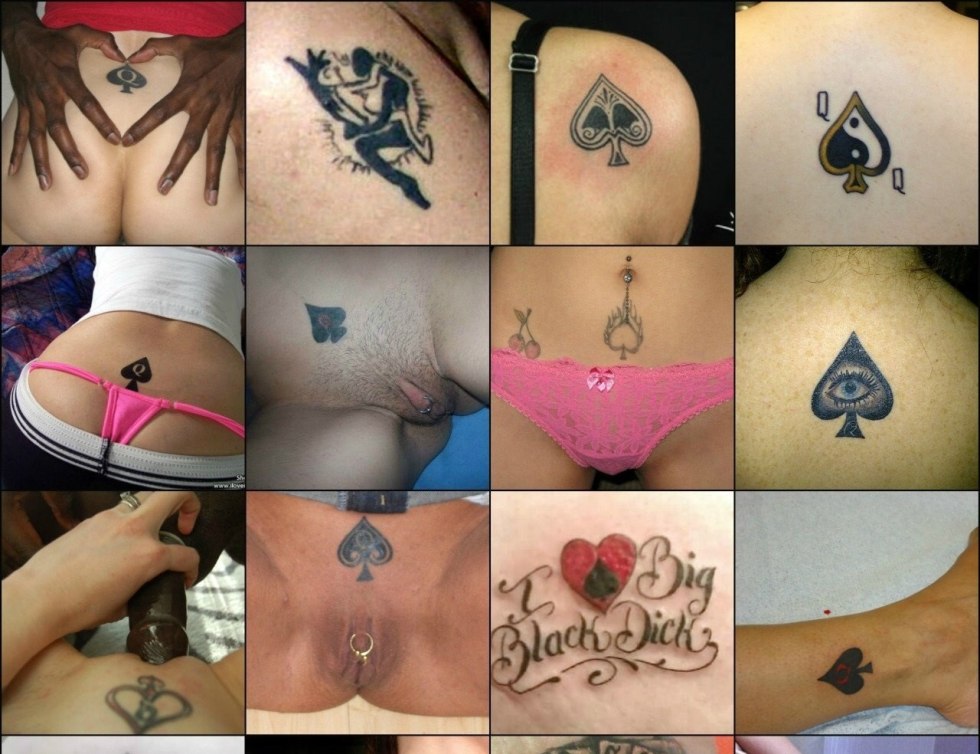 Red -haired pornstar tattoo on the pubis