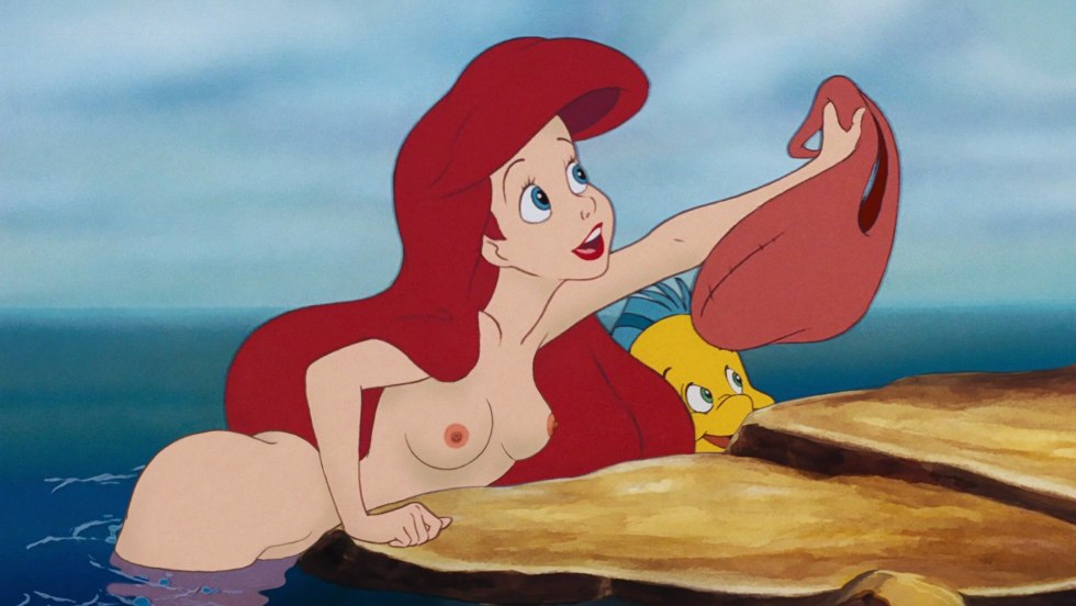 Mermaid with big tits