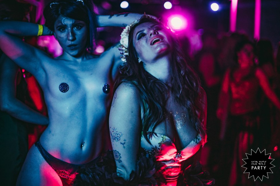 Swinger party in masks