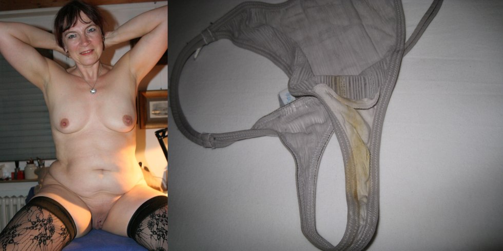 Hairy women in dirty underpants
