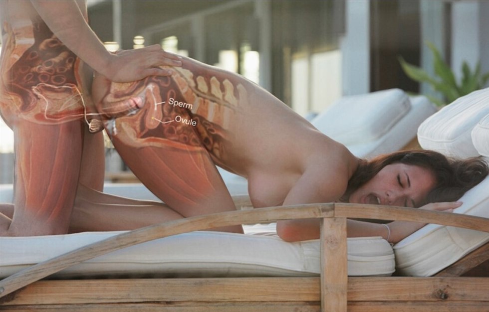 Naked girls are engaged in yoga