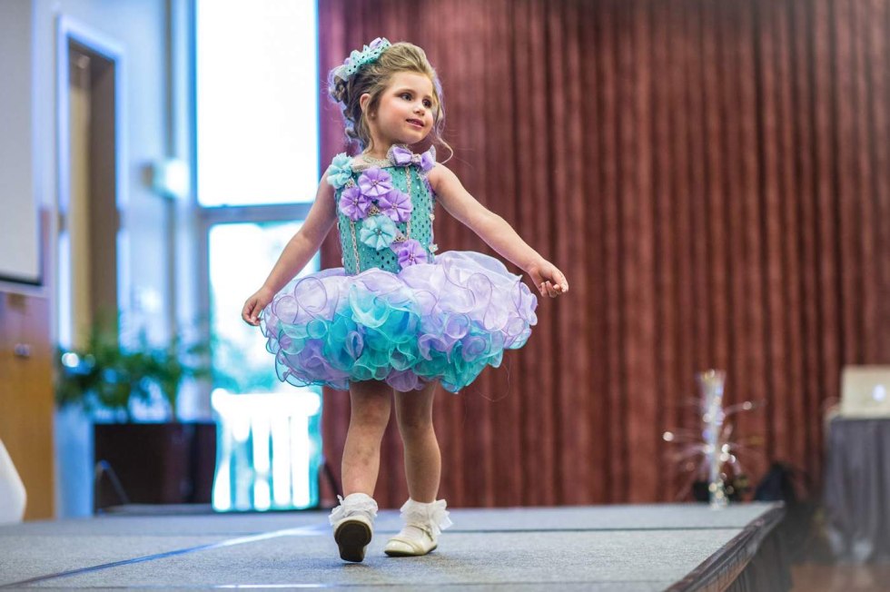 Children's beauty contest in swimwear small
