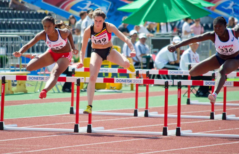 People at the competition sport