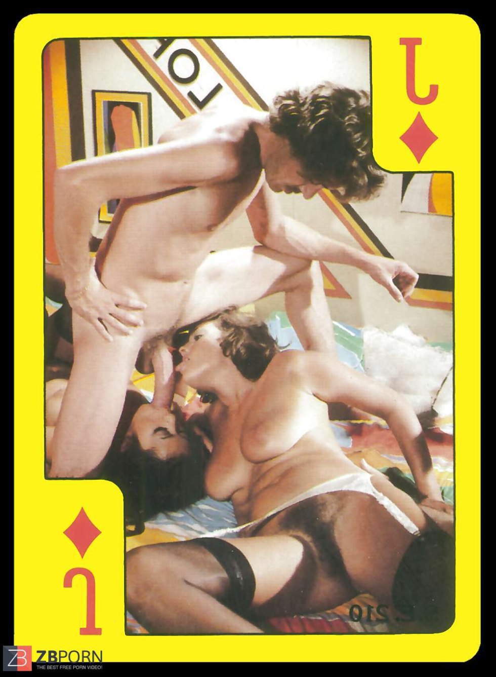 Pornographic playing cards ANAL