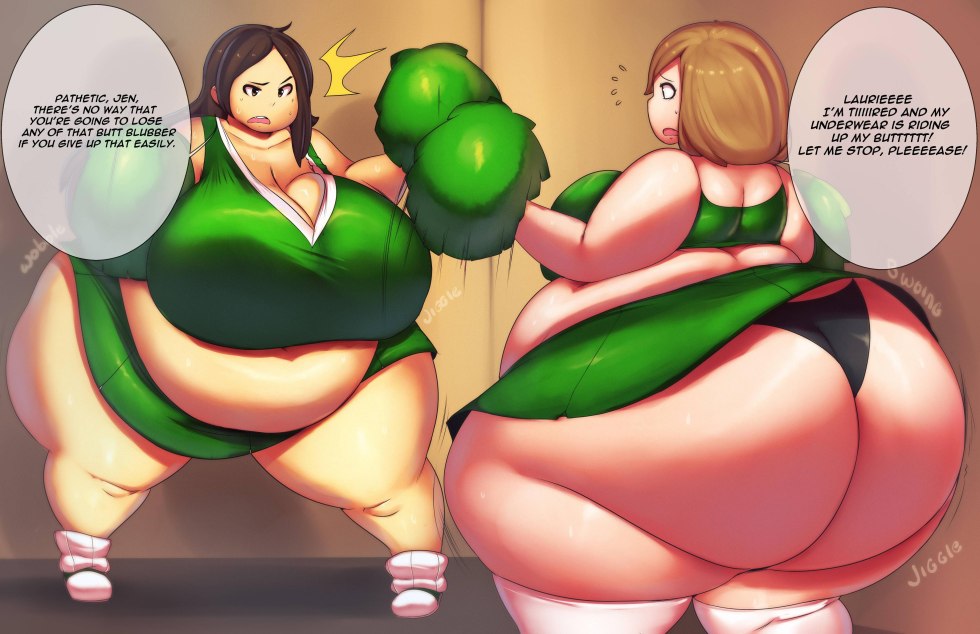 SSBBW Anime weight gain