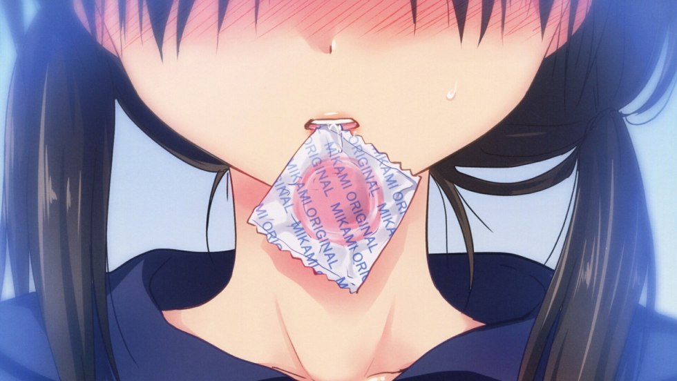 The condom has torn and finished