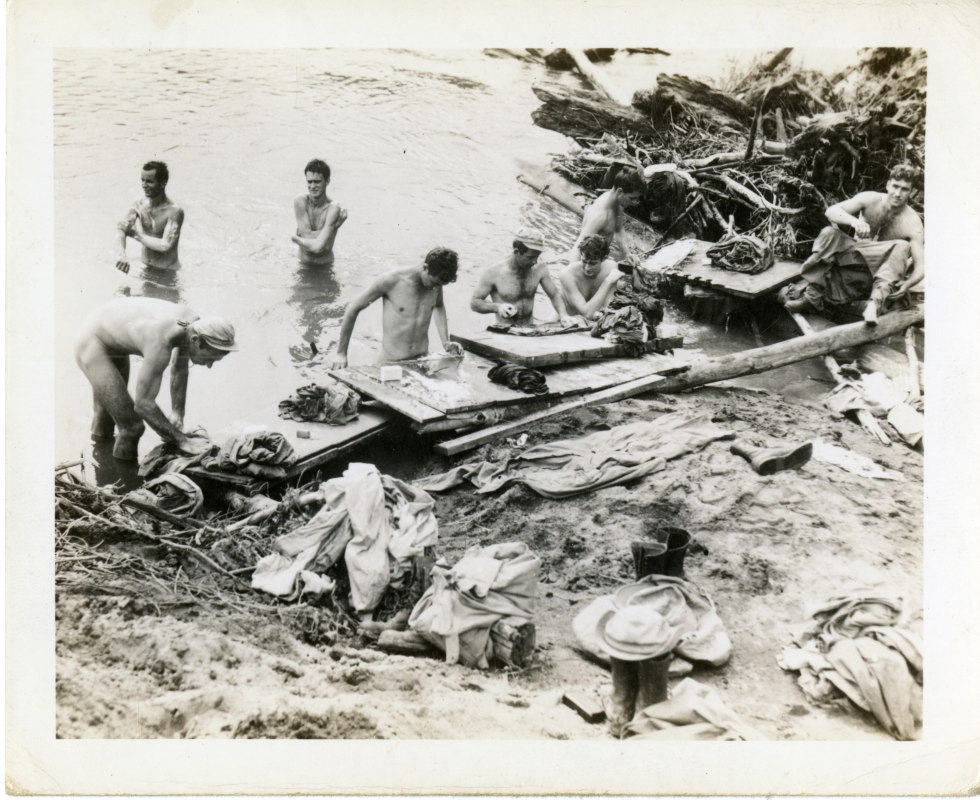 Naked guys in a public bath