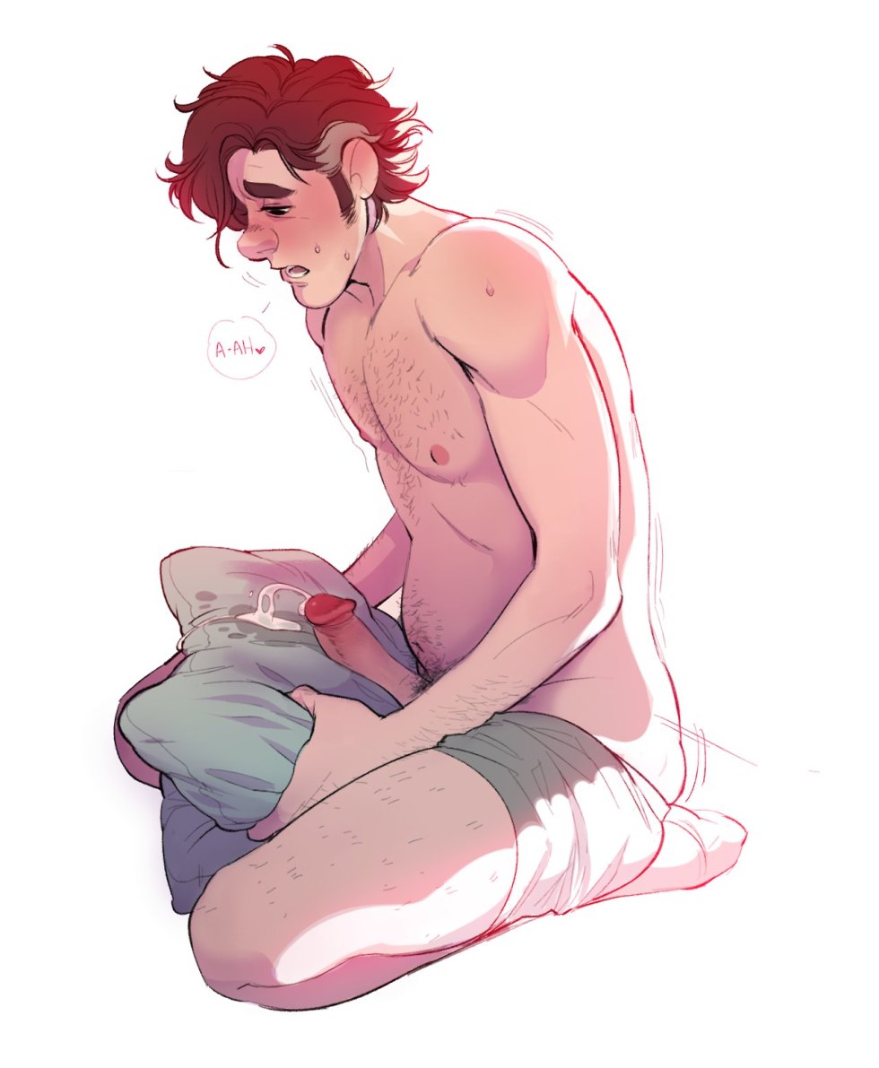 Pillow with a pillow under the stomach